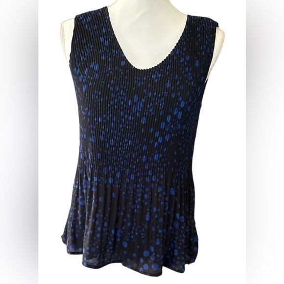 Zac & Rachel Blue and Black Women's Top - Picture 1 of 4